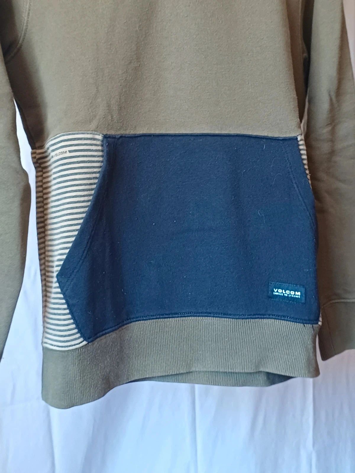 Sudadera con capucha caqui de Volcom para niños de 8 años – photo 6